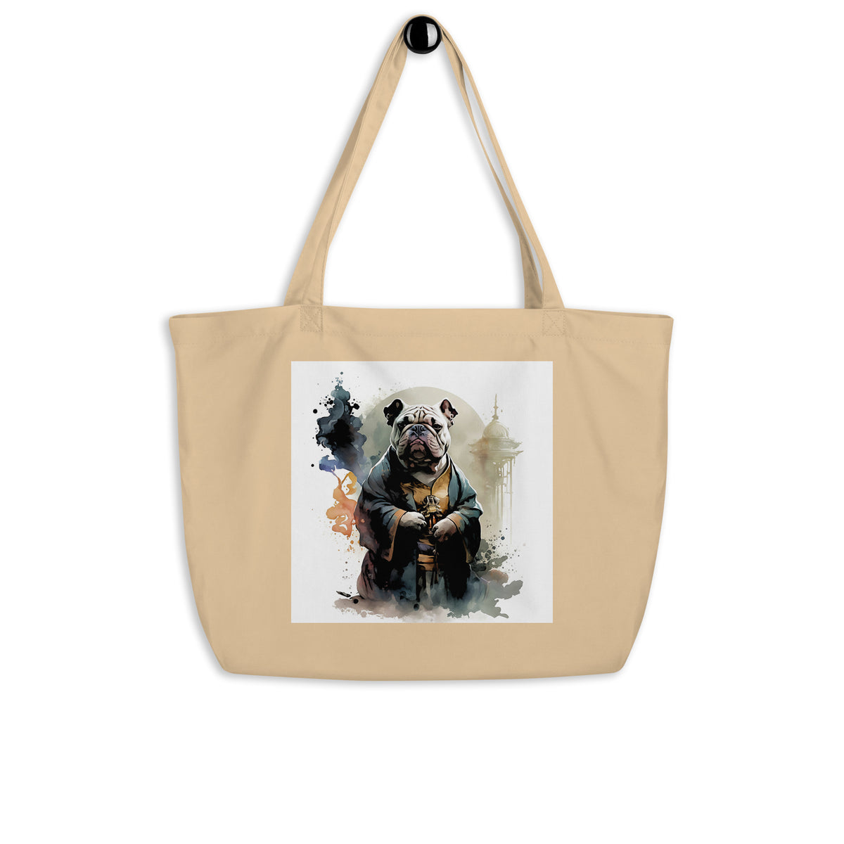 Bulldogs Of Zen Large Organic Tote Bag - BZTB-06