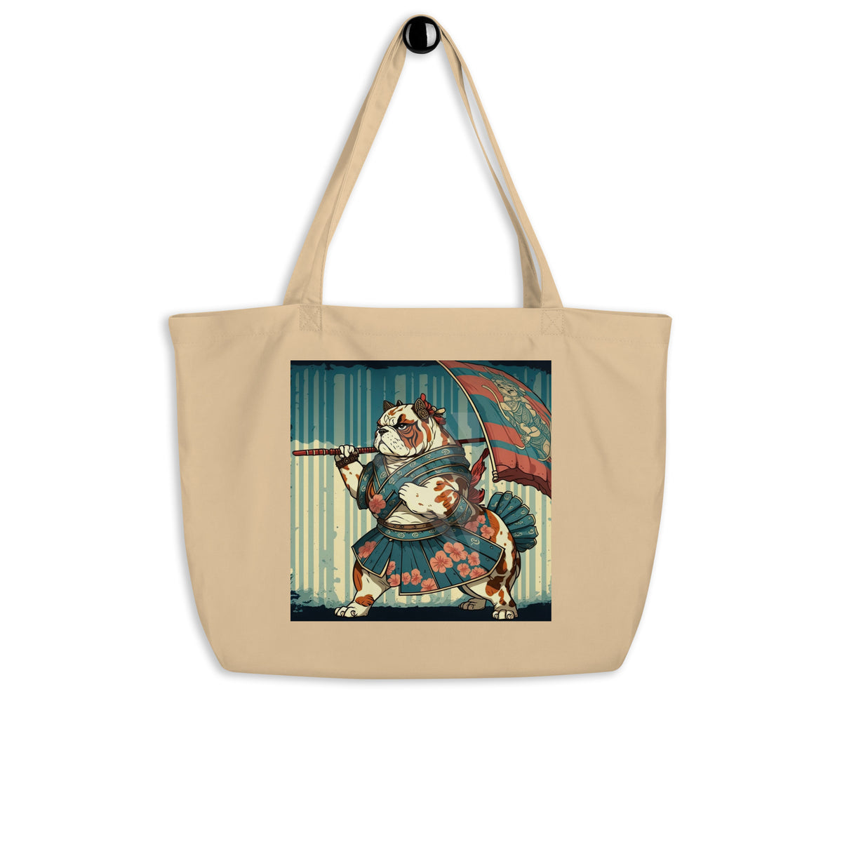 Bulldogs Of Zen Large Organic Tote Bag - BZTB-01