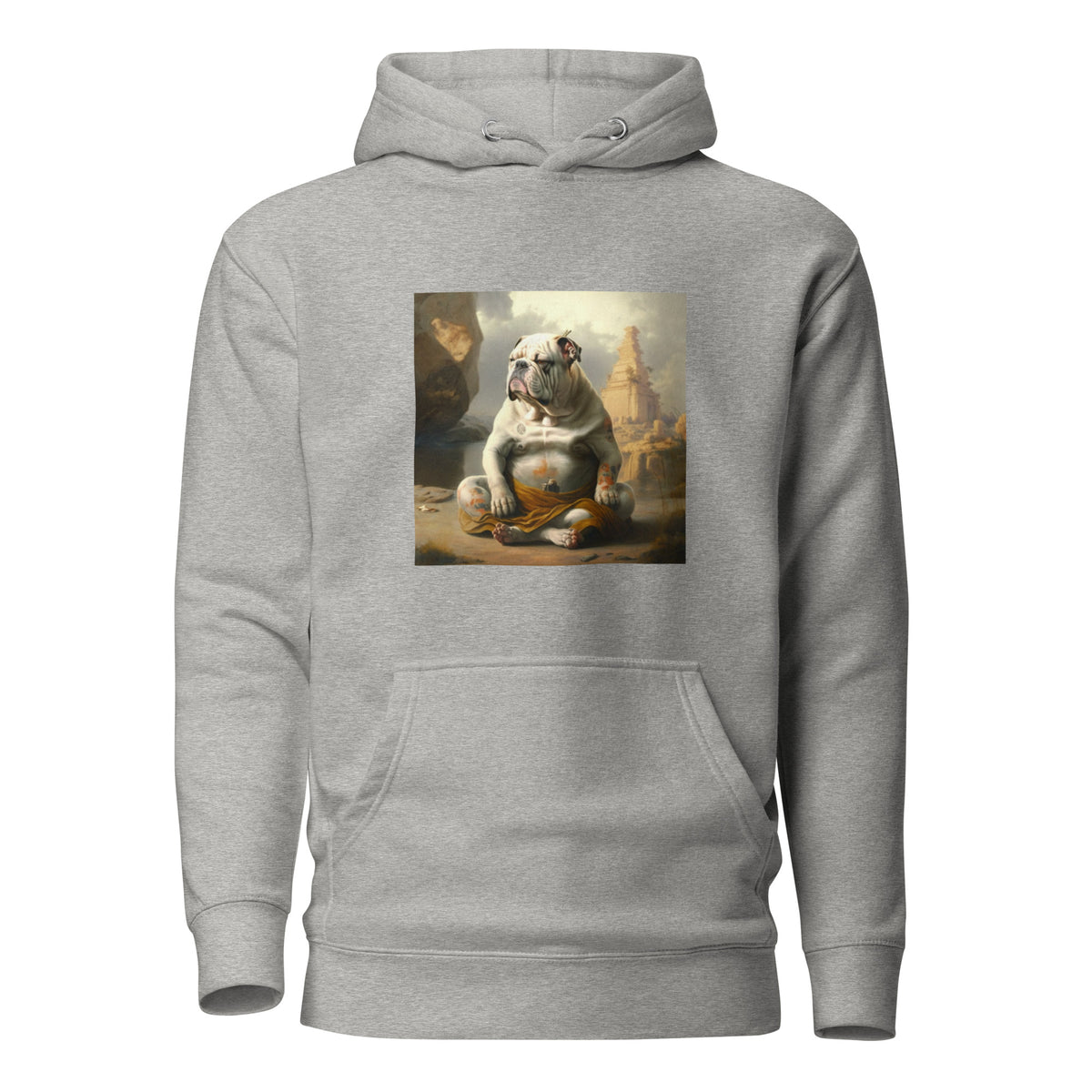 Unisex Meditating Bulldogs Hoodie