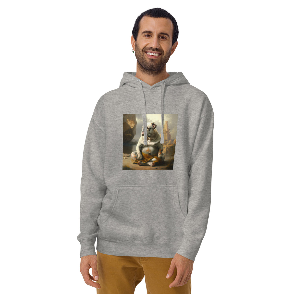 Unisex Meditating Bulldogs Hoodie