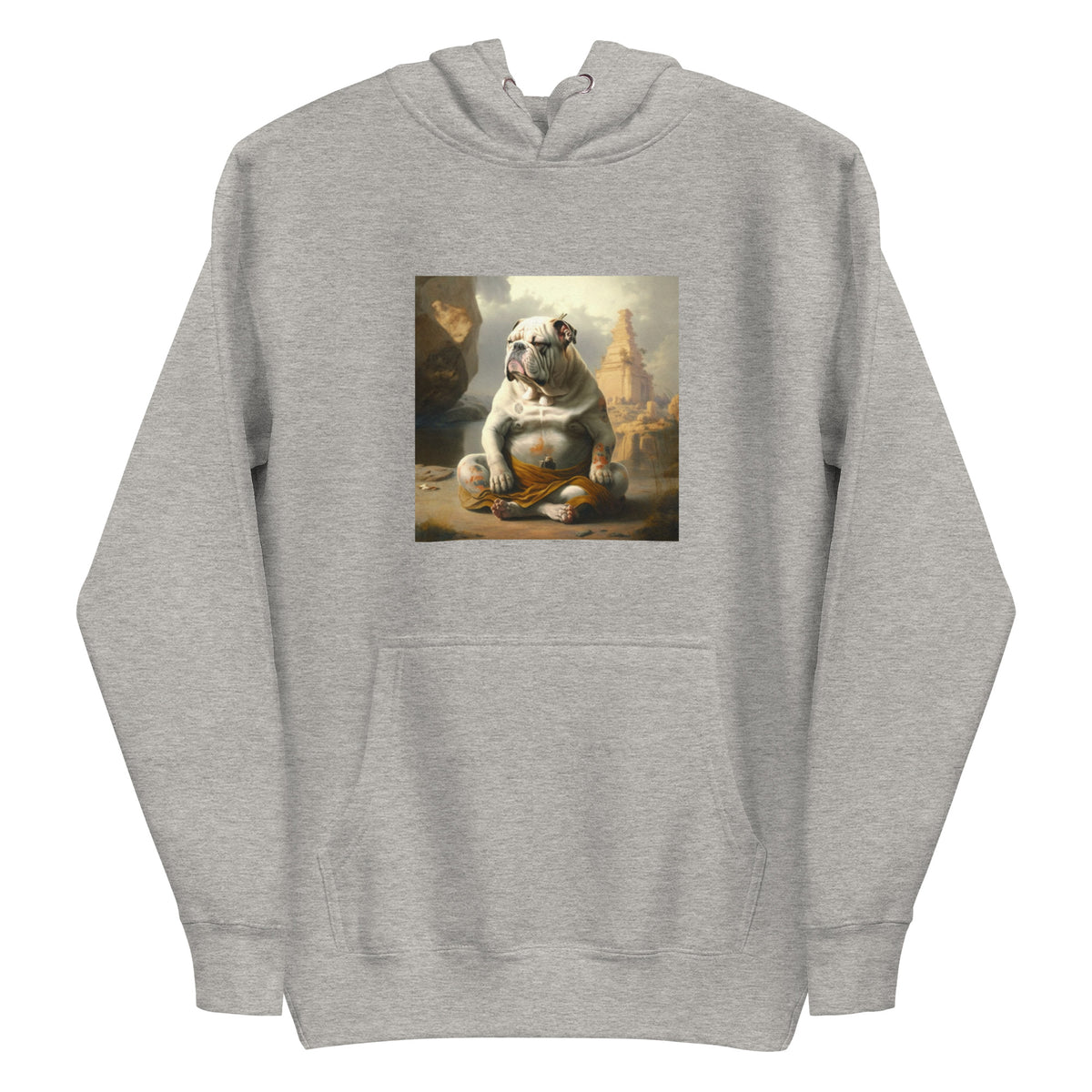 Unisex Meditating Bulldogs Hoodie