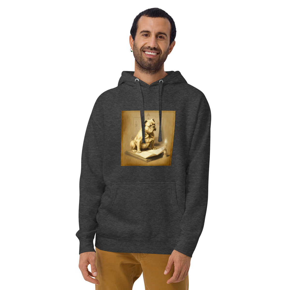 Unisex Meditating Bulldogs Hoodie