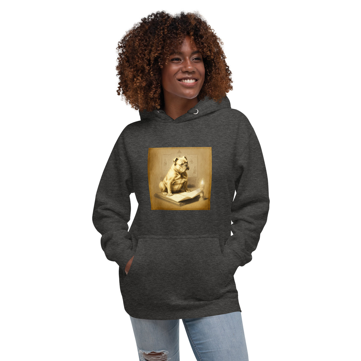 Unisex Meditating Bulldogs Hoodie