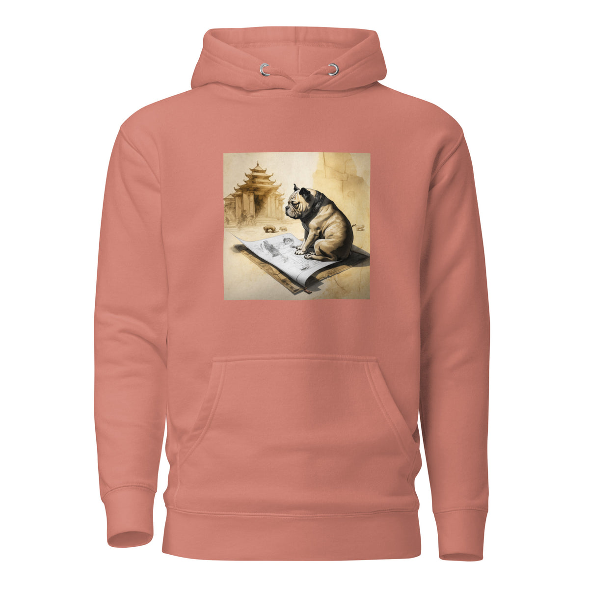 Unisex Meditating Bulldogs Hoodie