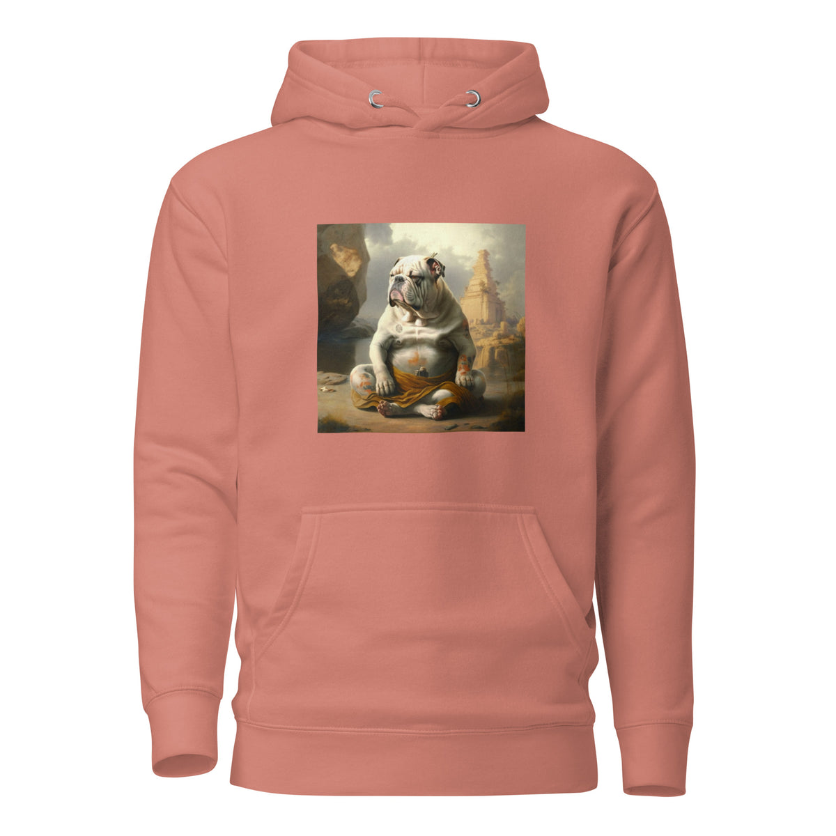 Unisex Meditating Bulldogs Hoodie