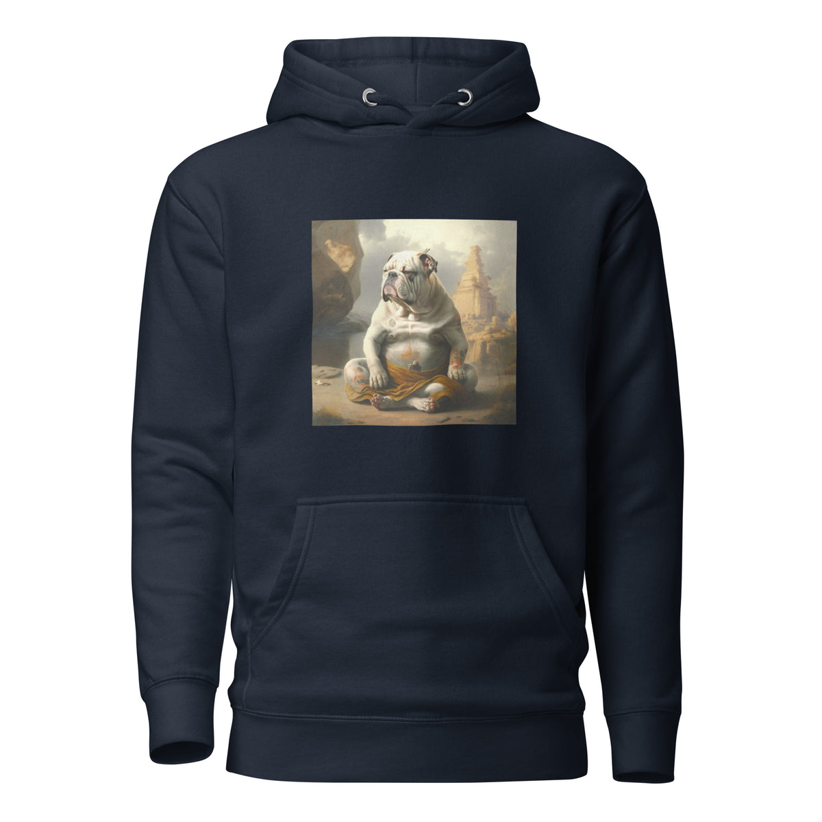 Unisex Meditating Bulldogs Hoodie