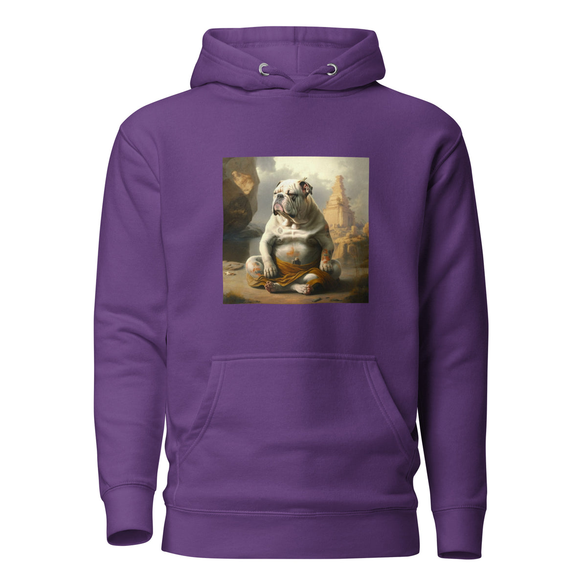 Unisex Meditating Bulldogs Hoodie