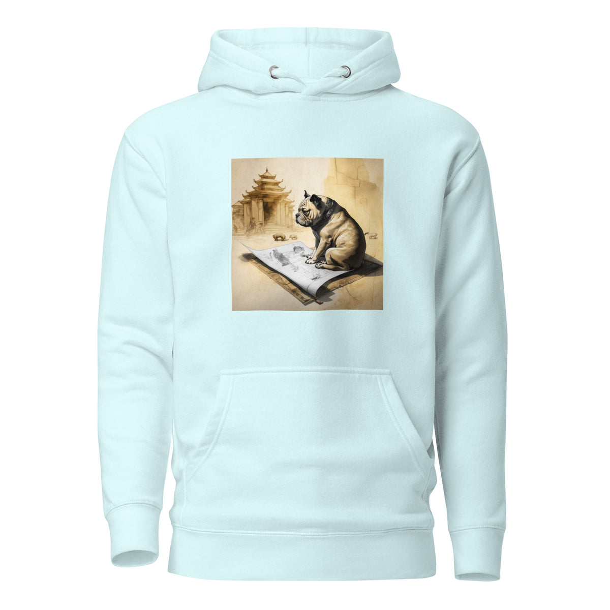 Unisex Meditating Bulldogs Hoodie