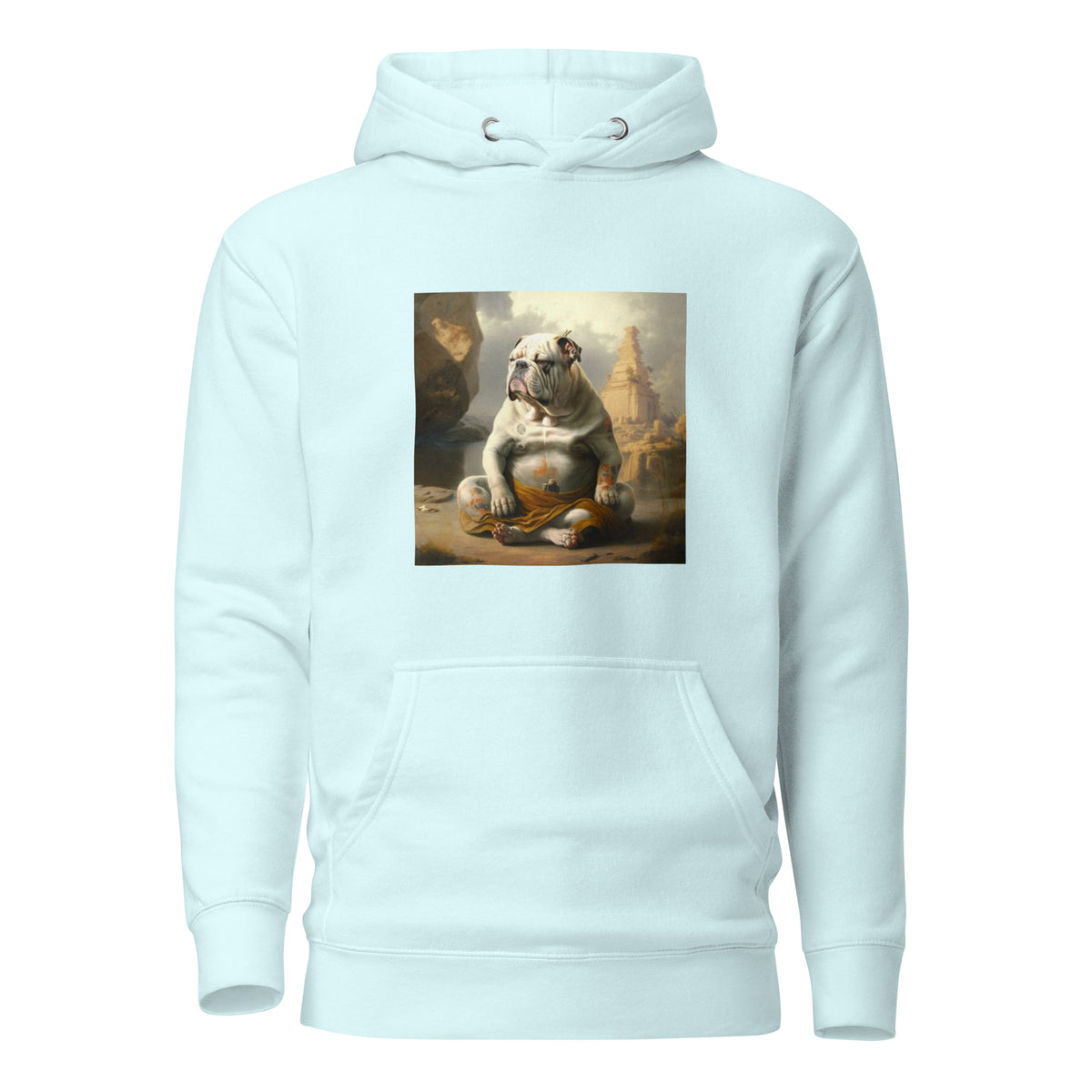 Unisex Meditating Bulldogs Hoodie