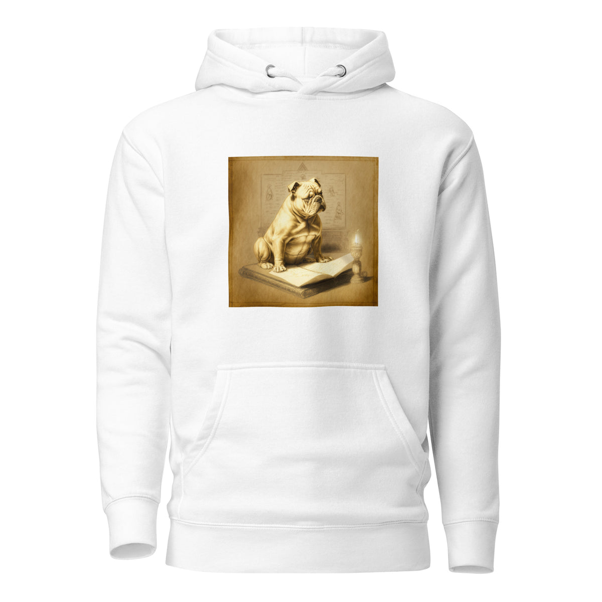 Unisex Meditating Bulldogs Hoodie