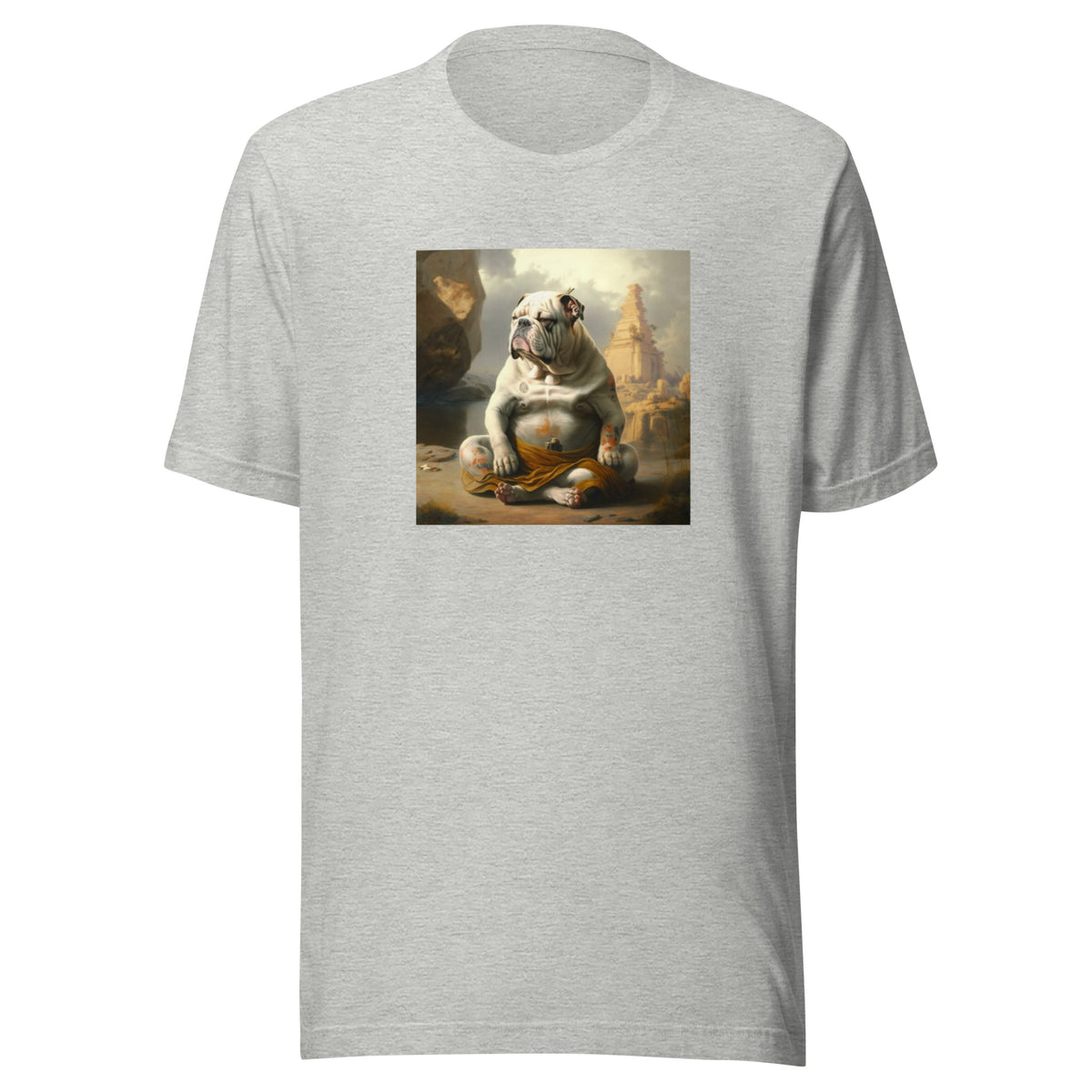 Unisex Meditating Bulldogs t-shirt