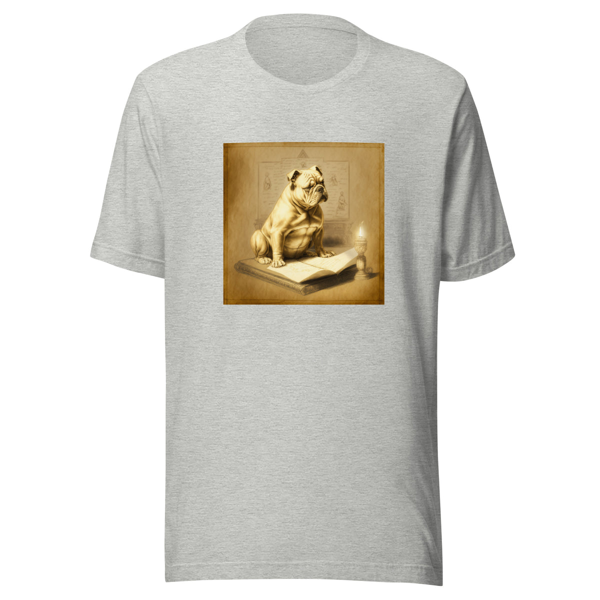 Unisex Meditating Bulldogs t-shirt