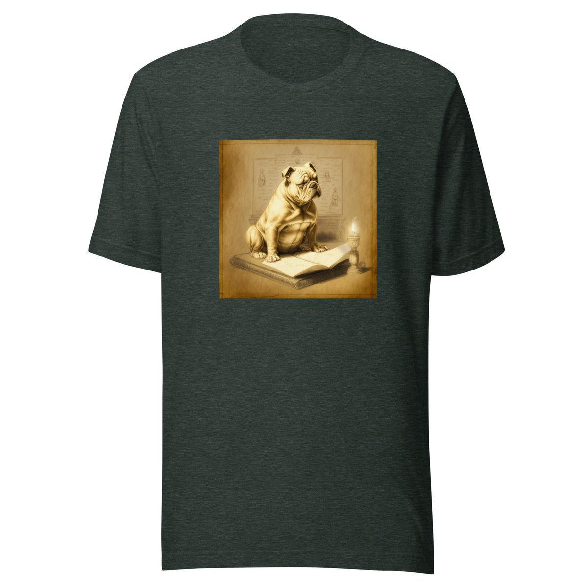 Unisex Meditating Bulldogs t-shirt