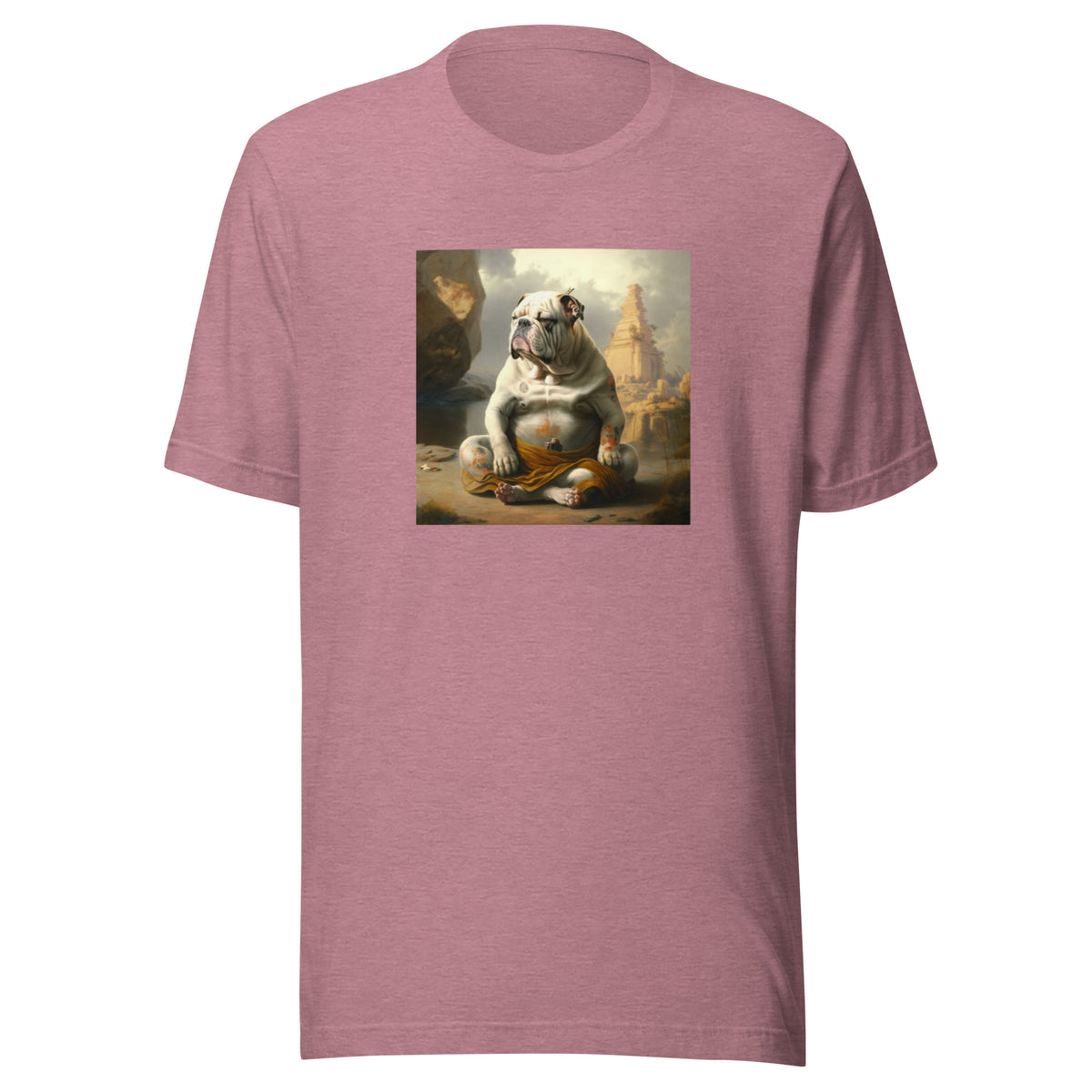 Unisex Meditating Bulldogs t-shirt