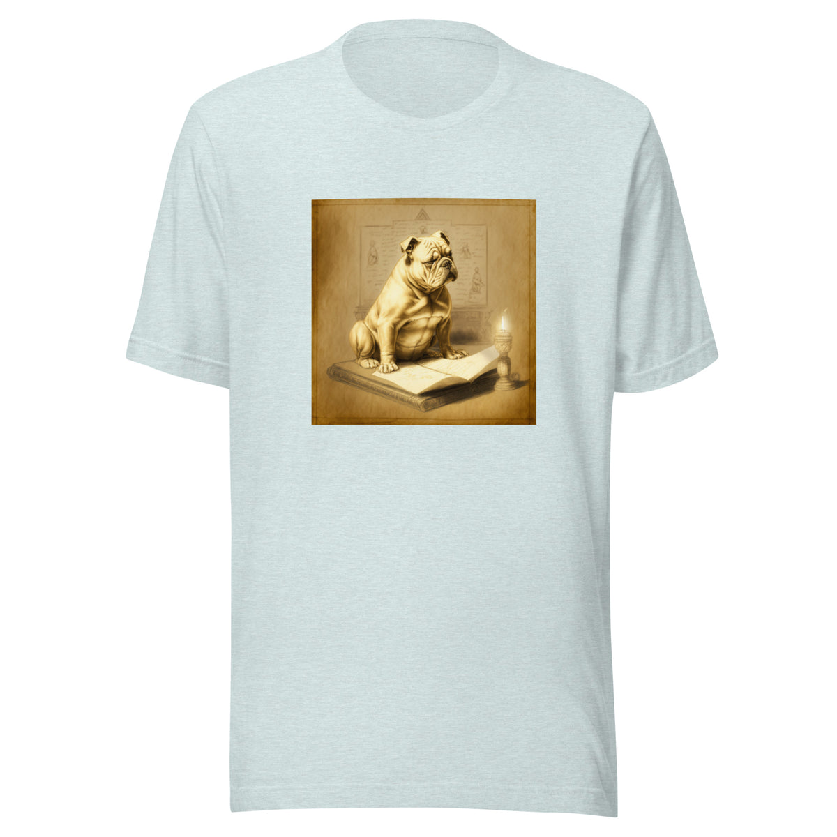 Unisex Meditating Bulldogs t-shirt