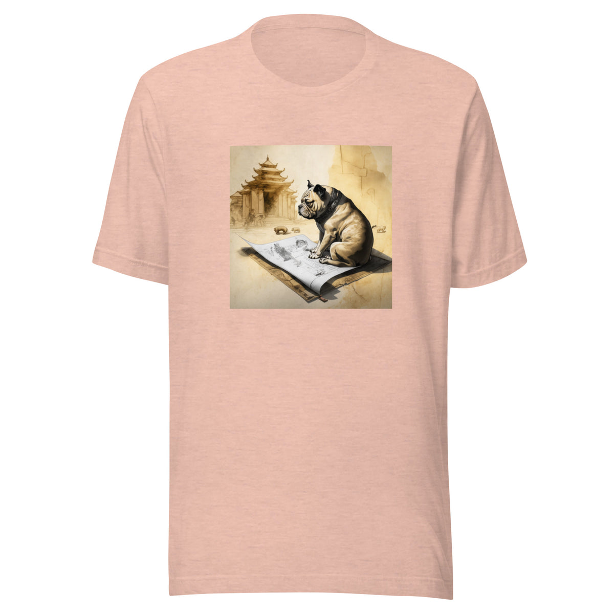 Unisex Meditating Bulldogs t-shirt