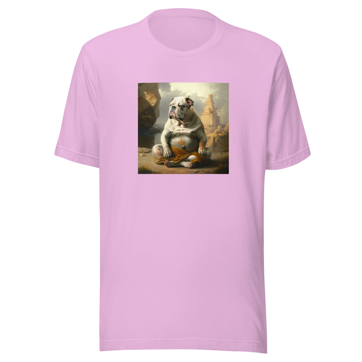 Unisex Meditating Bulldogs t-shirt