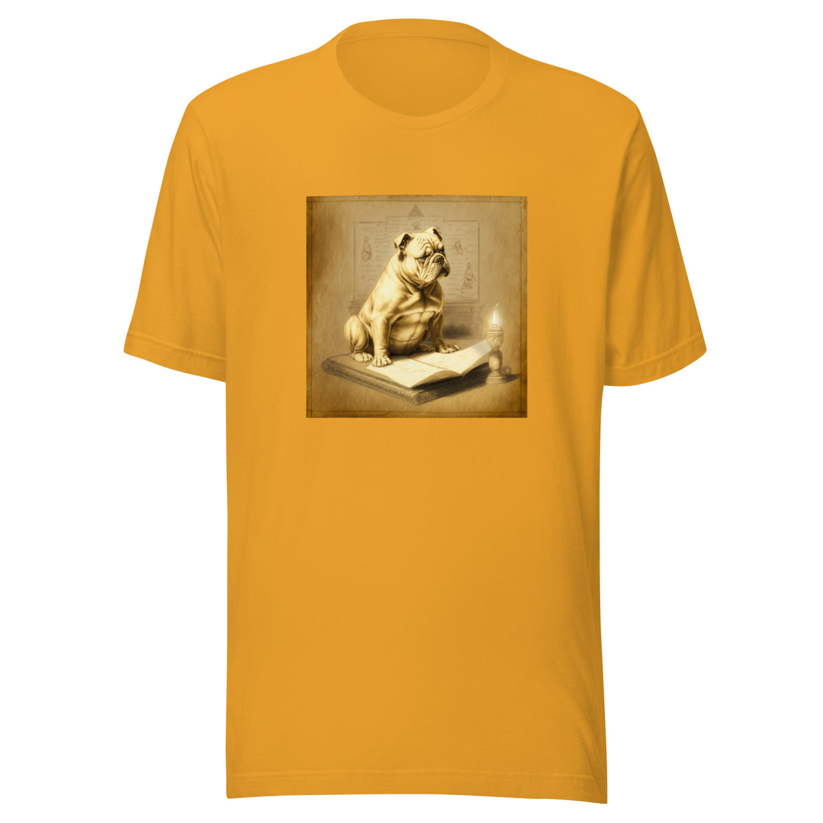 Unisex Meditating Bulldogs t-shirt