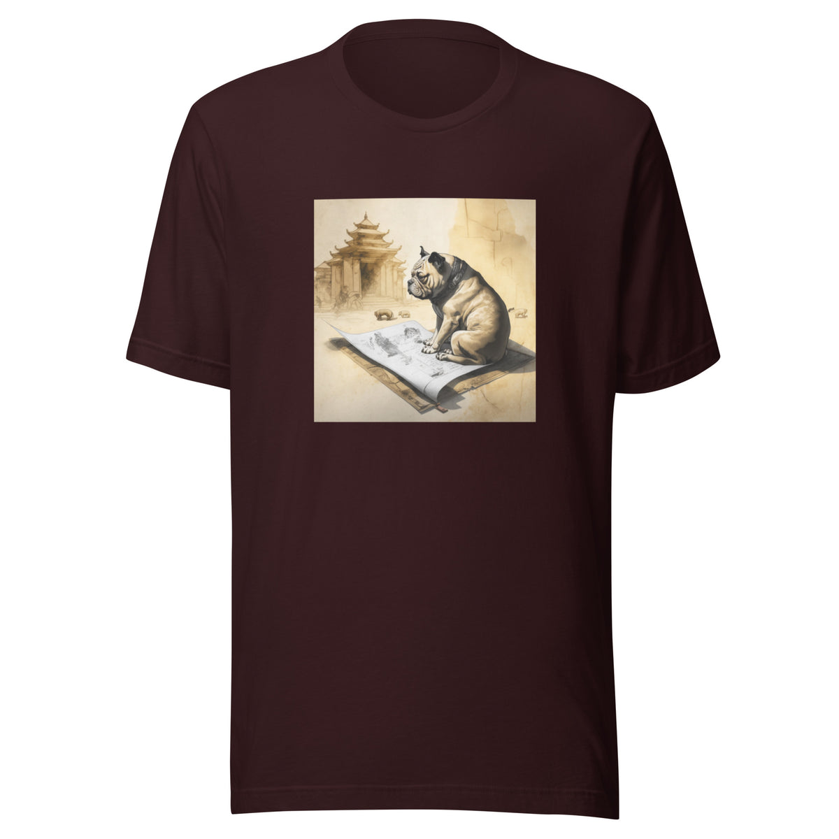 Unisex Meditating Bulldogs t-shirt