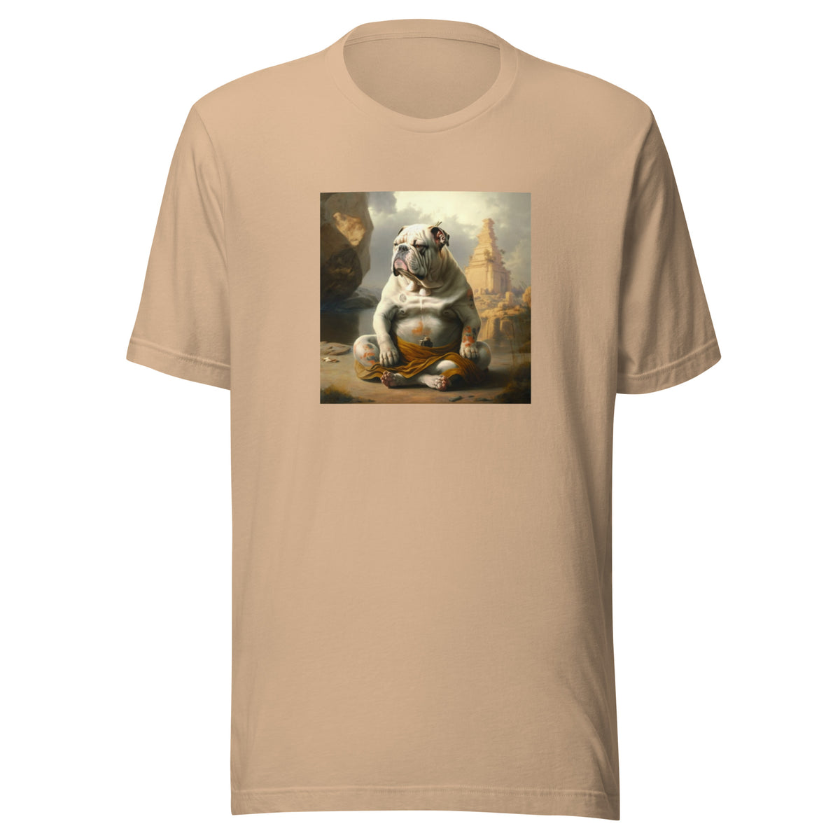 Unisex Meditating Bulldogs t-shirt