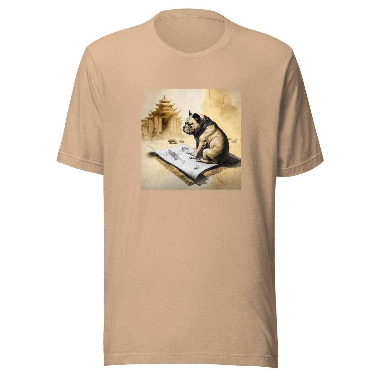 Unisex Meditating Bulldogs t-shirt