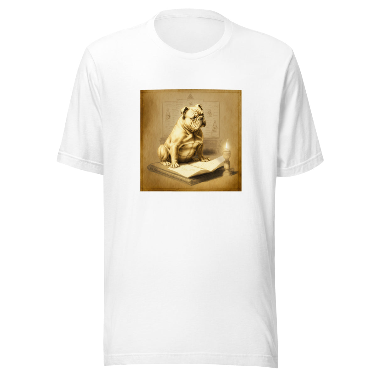 Unisex Meditating Bulldogs t-shirt