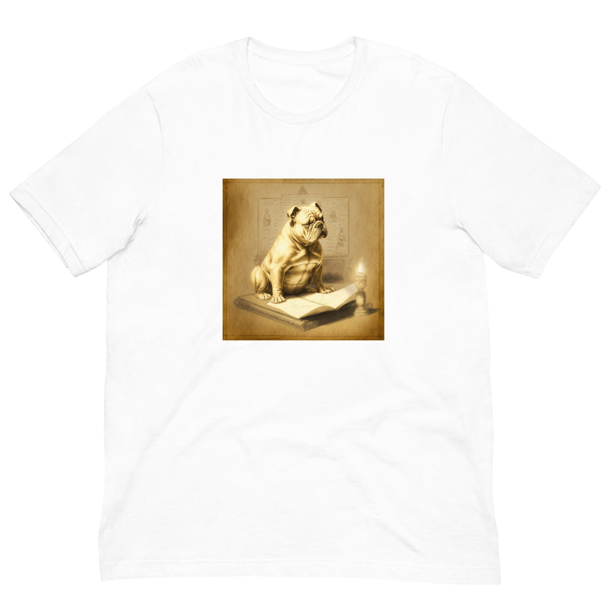 Unisex Meditating Bulldogs t-shirt