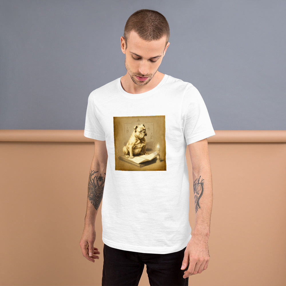 Unisex Meditating Bulldogs t-shirt