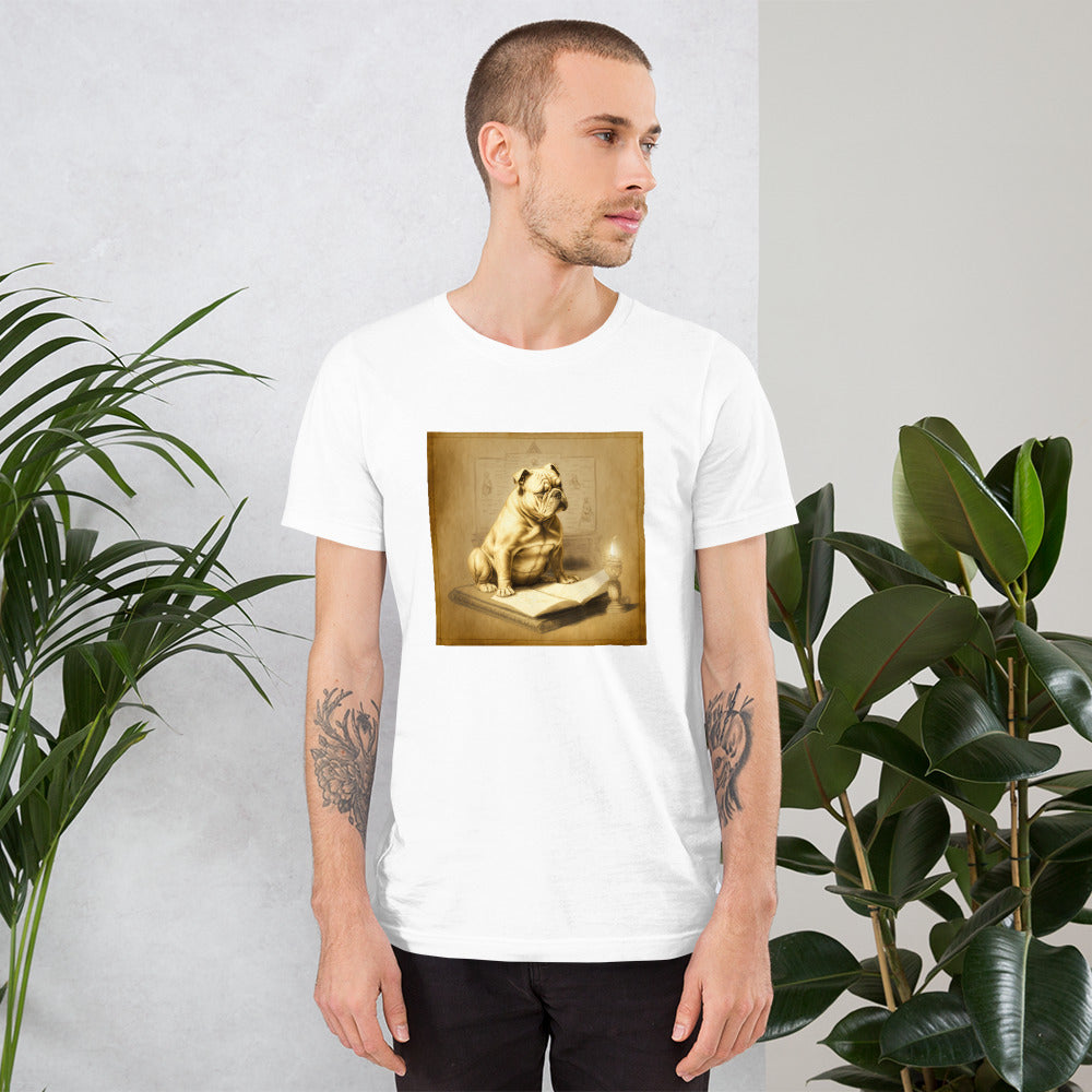 Unisex Meditating Bulldogs t-shirt