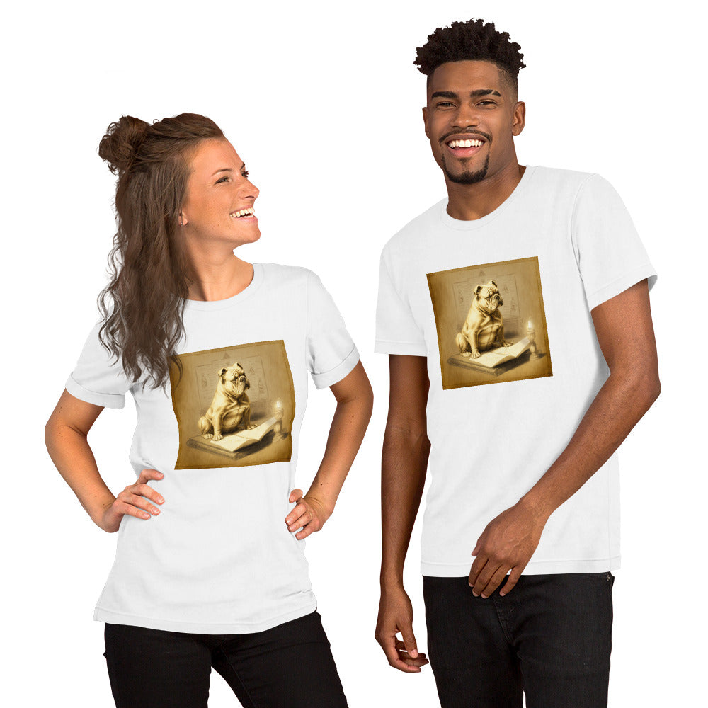 Unisex Meditating Bulldogs t-shirt