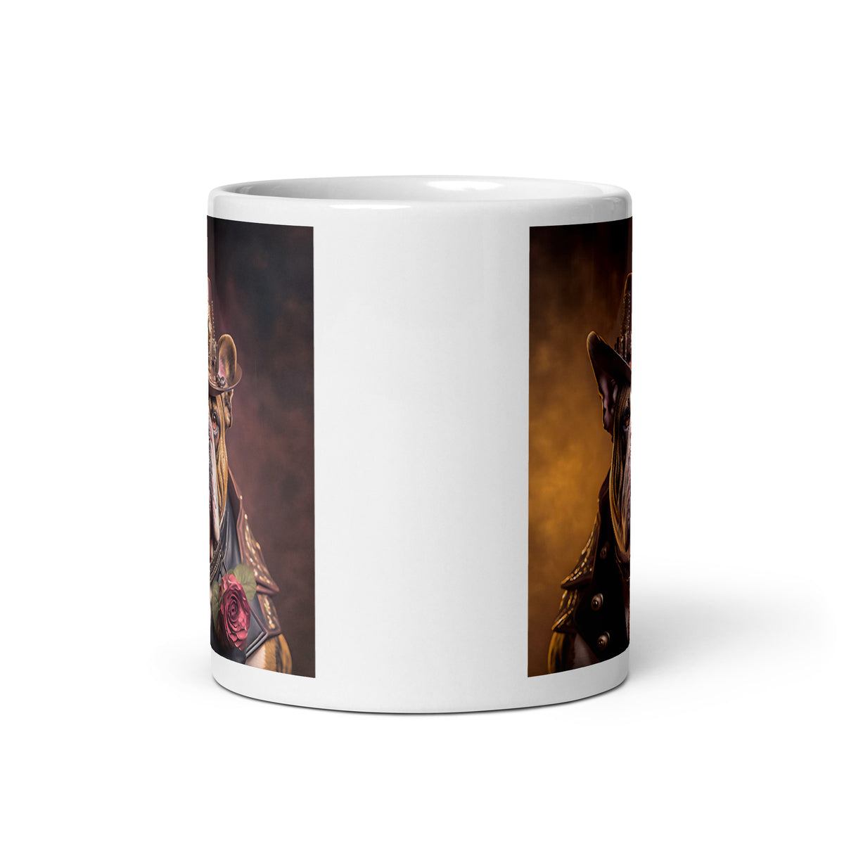 Bulldogs Of Zen White Glossy Mug - BZM-08