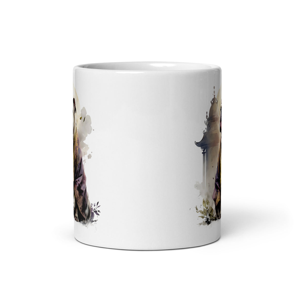 Bulldogs Of Zen White Glossy Mug - BZM-02