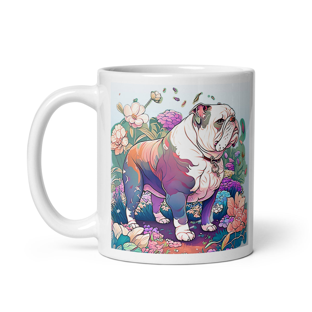 Bulldogs Of Zen White Glossy Mug - BZM-03