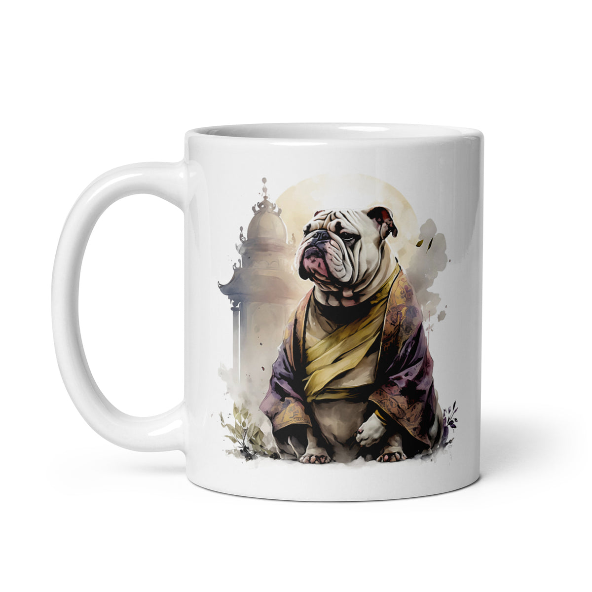 Bulldogs Of Zen White Glossy Mug - BZM-02