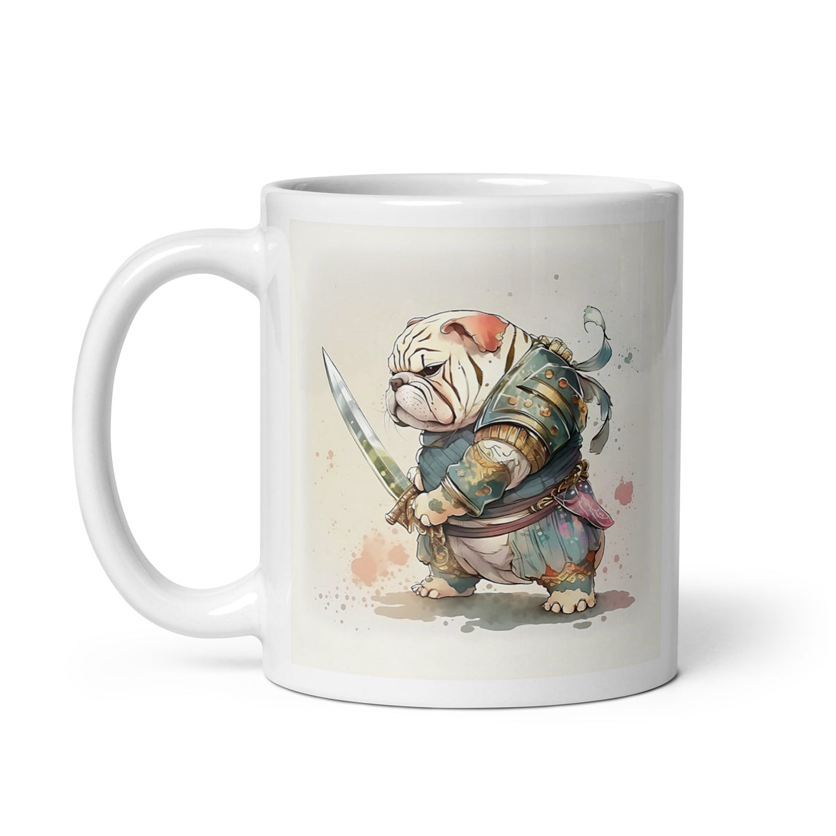 Bulldogs Of Zen White Glossy Mug - BZM-01